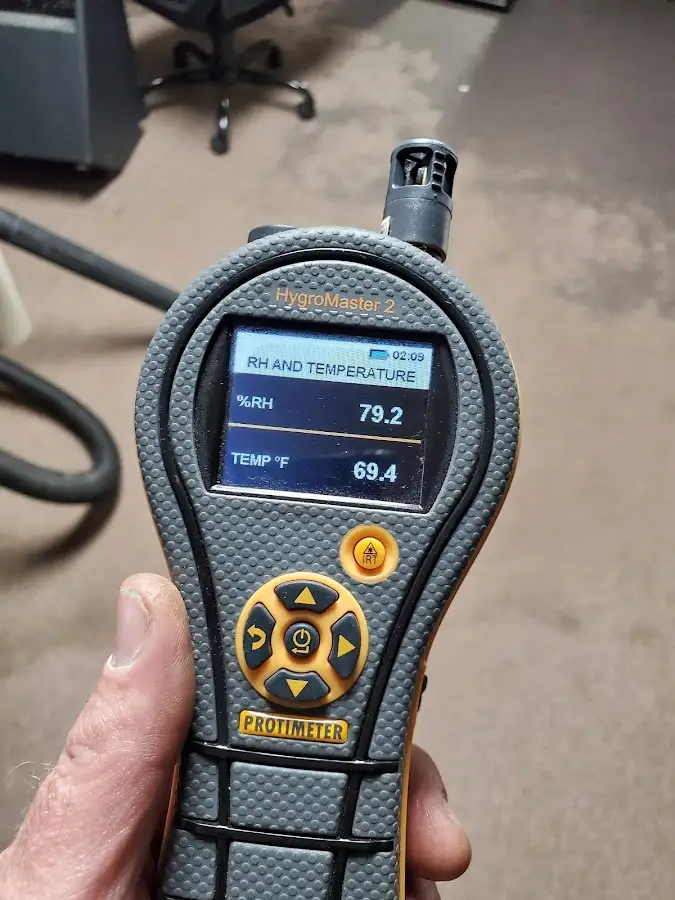 Moisture meter humidity assessment for Mold Remediation & Removal in Asheville